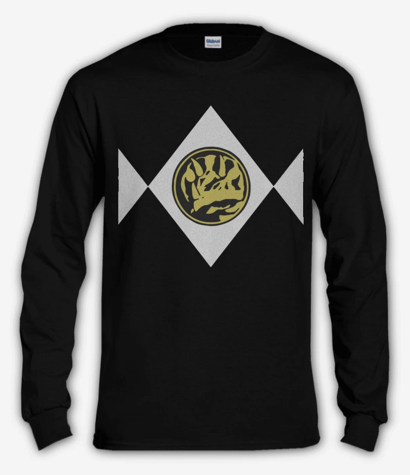 Polera manga larga Negro de Blue Ranger