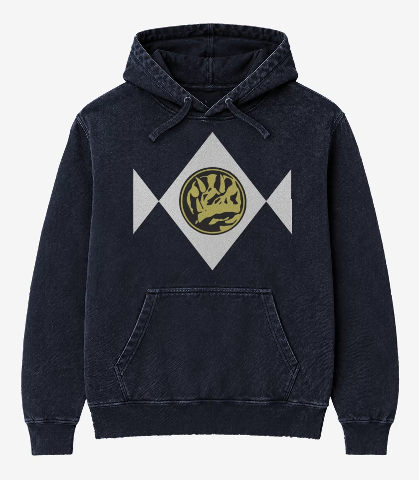 Poleron Canguro Acid Wash Azul Marino de Blue Ranger