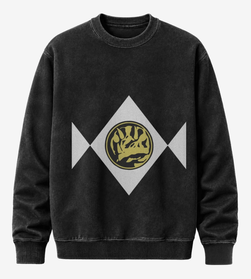 Poleron Polo Acid Wash Negro de Blue Ranger