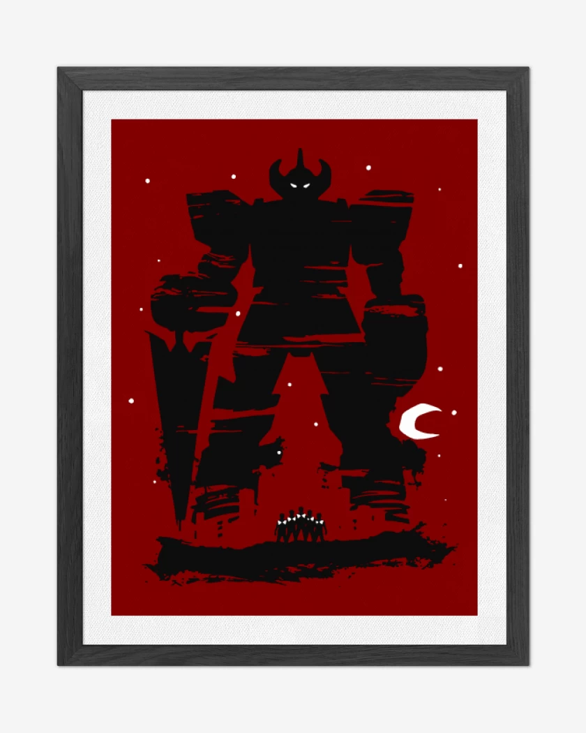 Cuadro decorativo Rojo de Dino Megazord