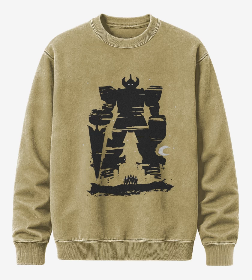 Poleron Polo Acid Wash Beige de Dino Megazord