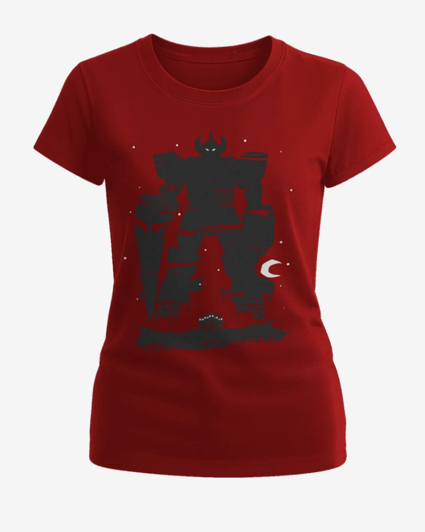 Polera de Mujer Rojo de Dino Megazord