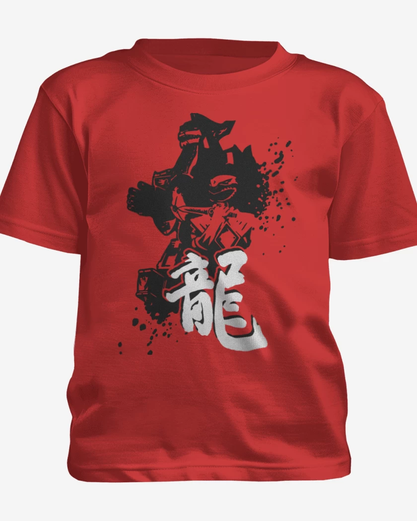 Polera de niño Rojo de Dragonzord 