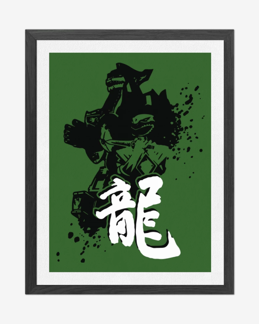 Cuadro decorativo Verde jade de Dragonzord 