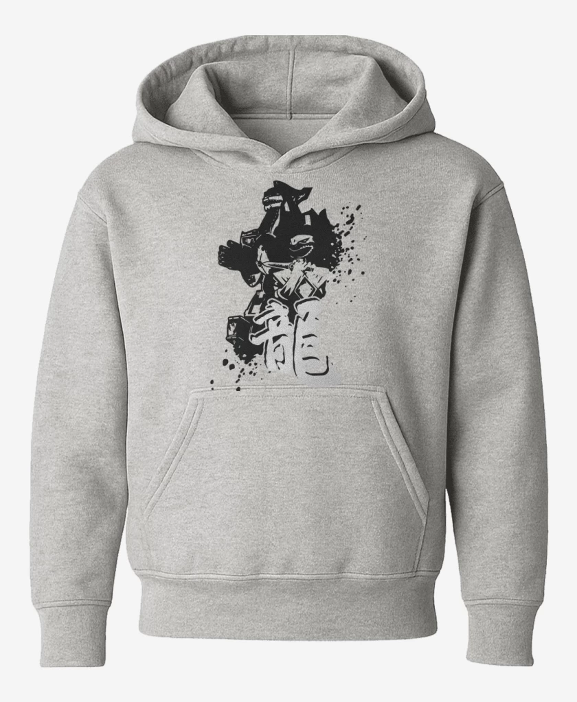 Poleron de niño Gris Melange de Dragonzord 
