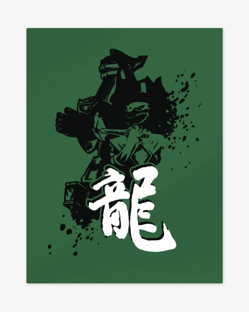 Print metalico Verde jade de Dragonzord 