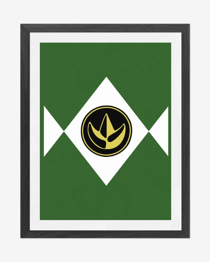 Cuadro decorativo Verde jade de Green Ranger