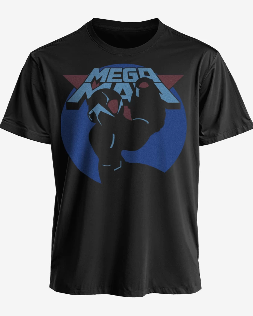 Polera premium Negro de Megaman - X