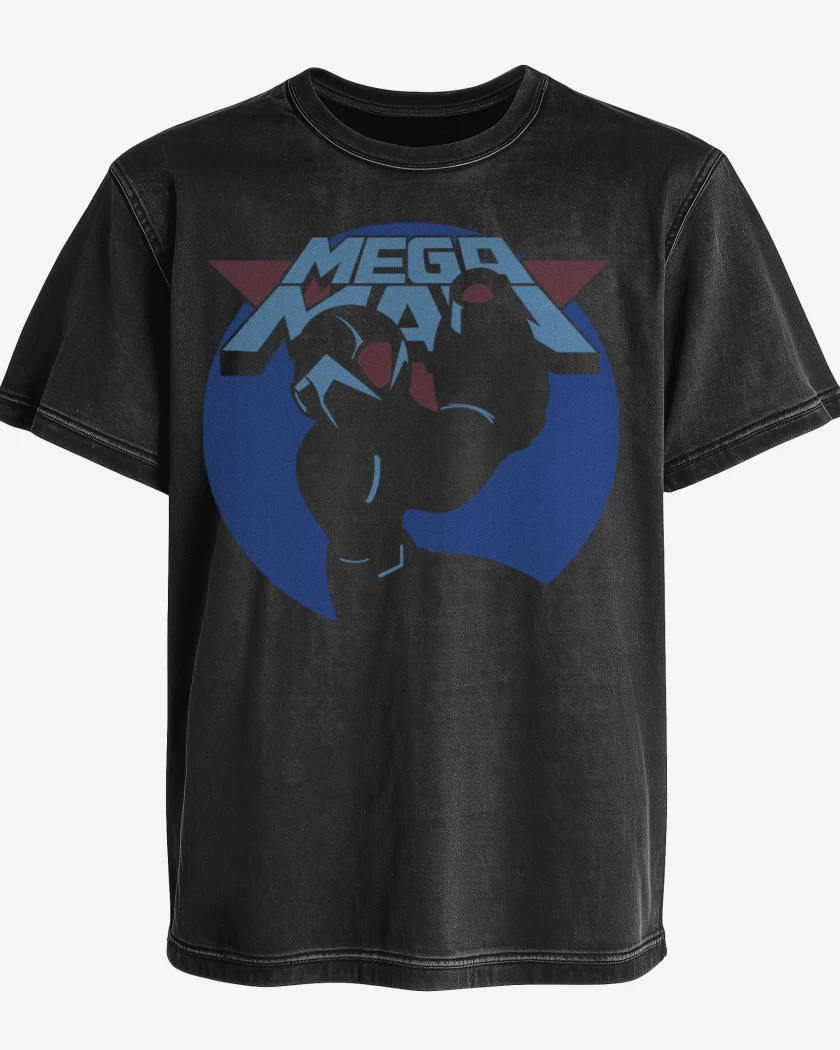 Polera desgastada Megaman - X