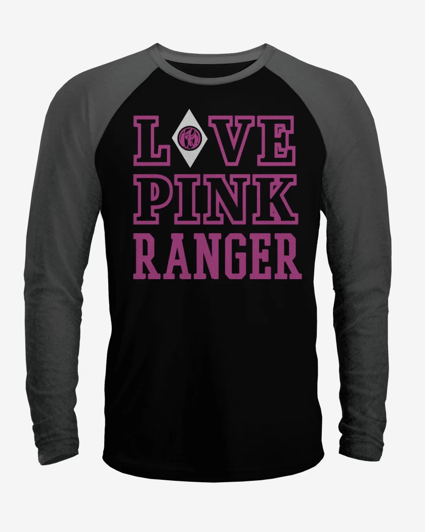 Polera Raglan Pink Ranger