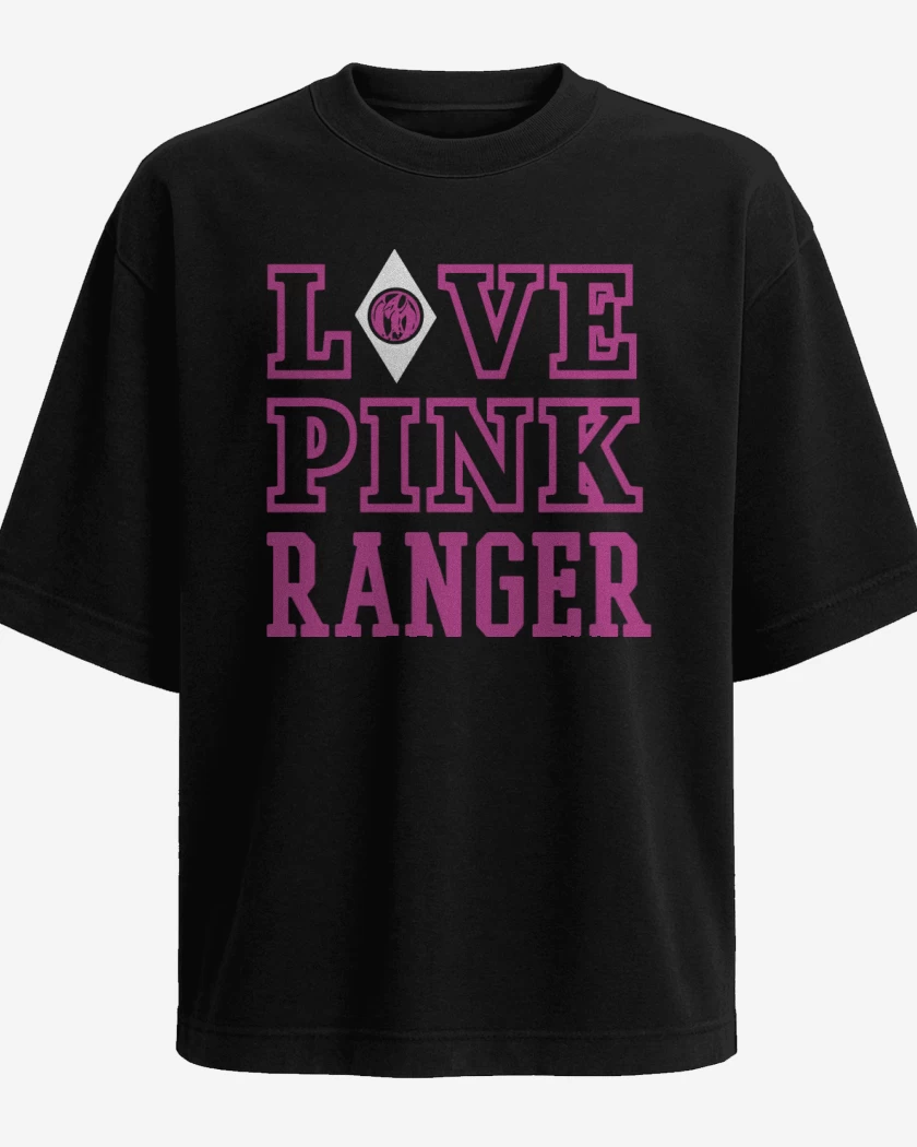 Polera Oversize Pink Ranger