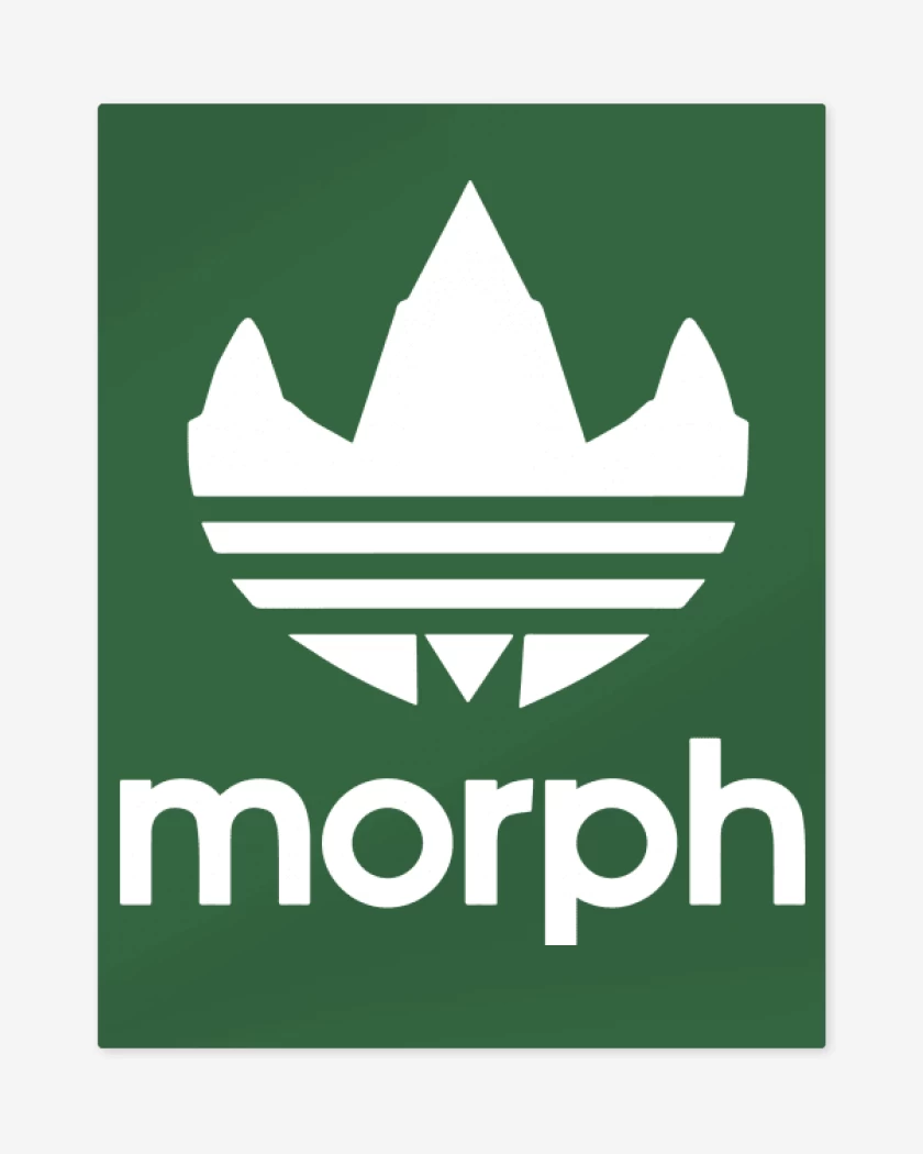 Print metalico Verde jade de Morph