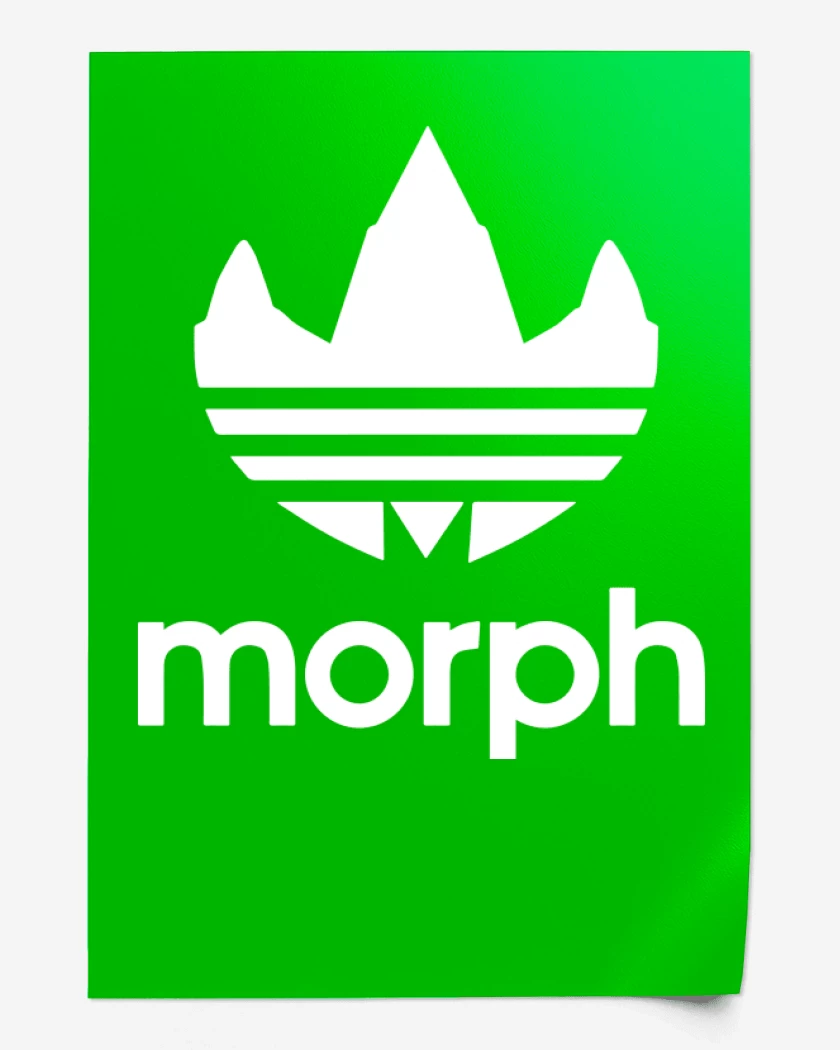 Print Verde jade de Morph