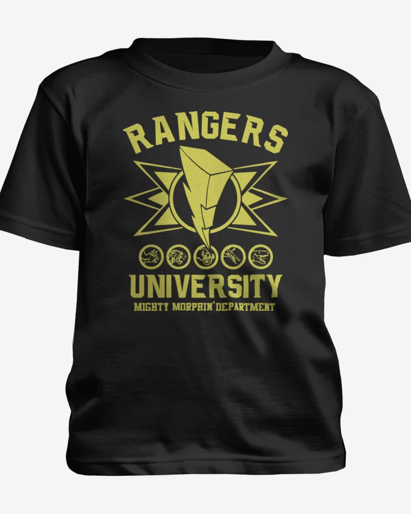 Polera de niño Negro de Rangers University