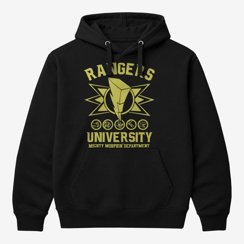 Polerón Canguro Negro de Rangers University