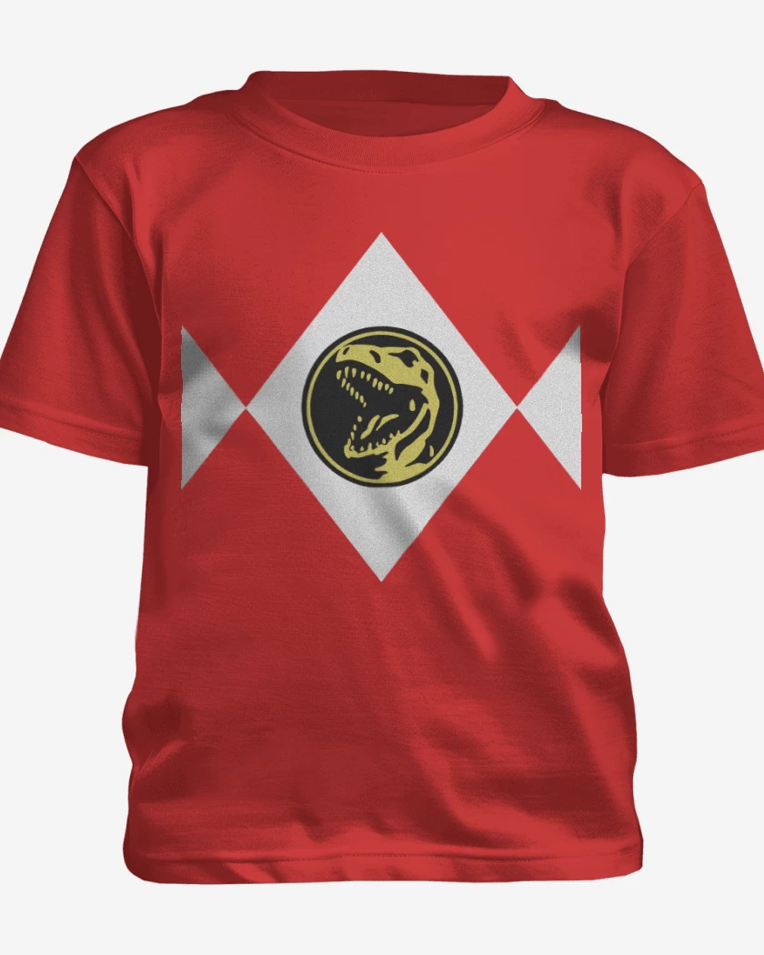 Polera de niño Rojo de Red Ranger