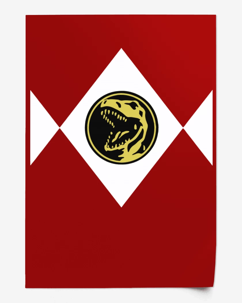 Print Rojo de Red Ranger