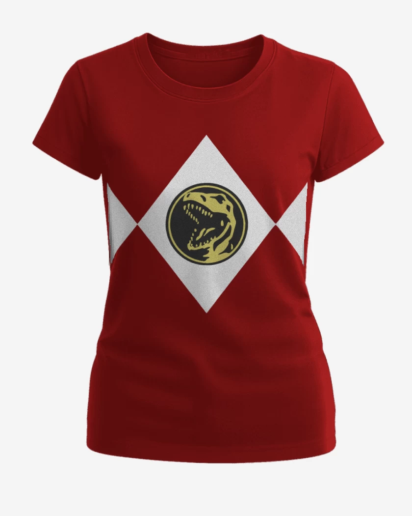 Polera de Mujer Rojo de Red Ranger