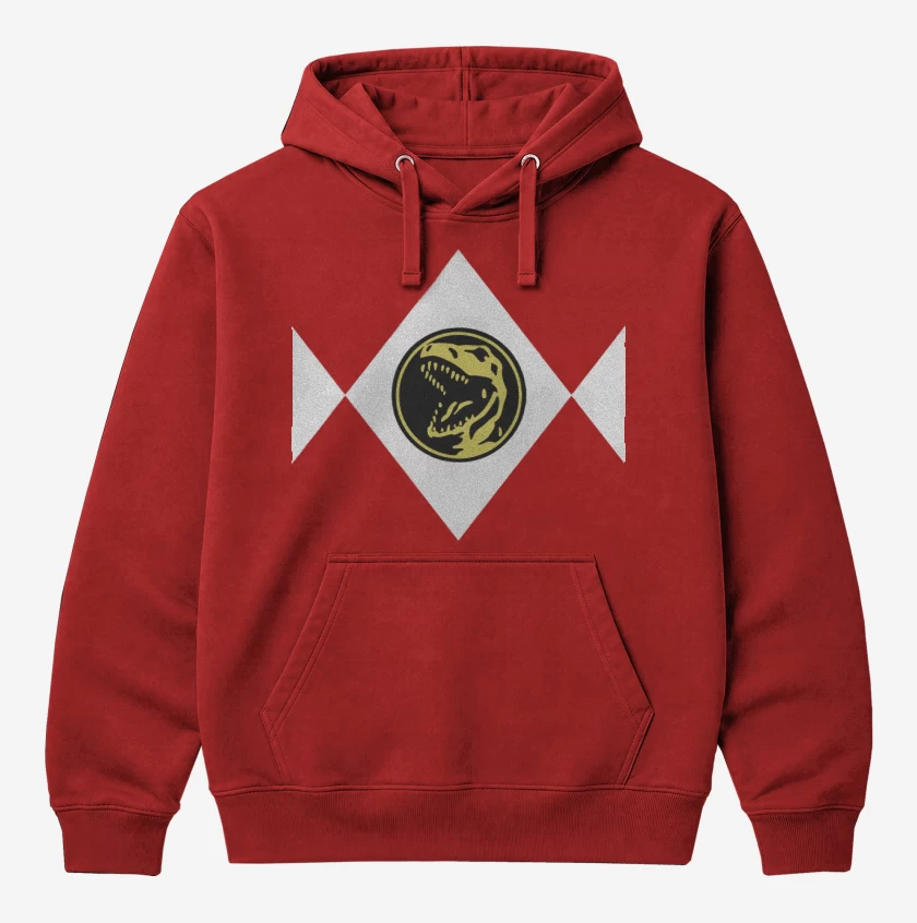Polerón Canguro Rojo de Red Ranger