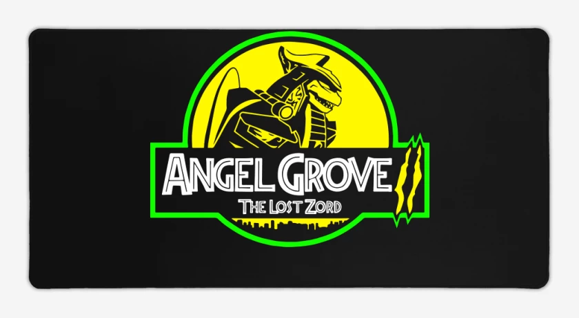 Mouse pad Gamer Negro de The Lost Zord