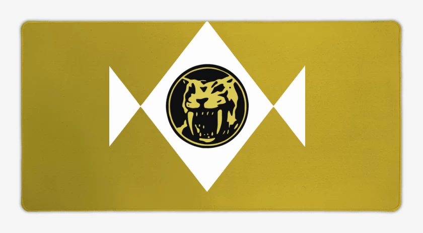 Mouse pad Gamer Amarillo de Yellow Ranger