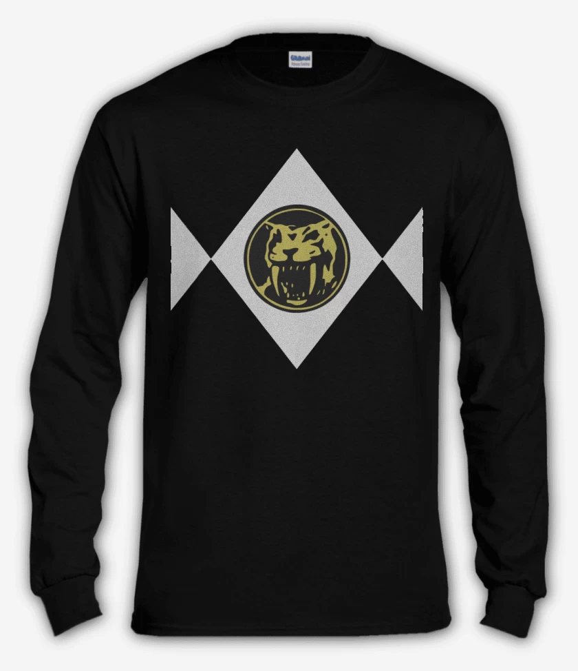 Polera manga larga Negro de Yellow Ranger