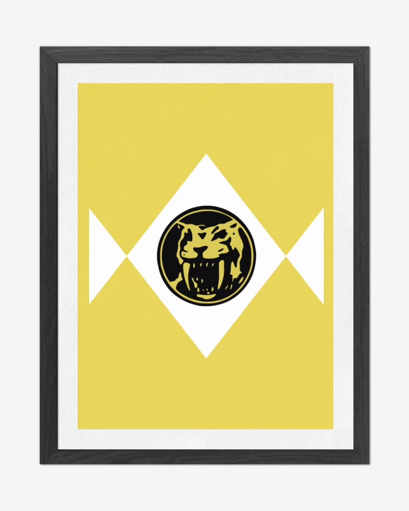 Cuadro decorativo Amarillo de Yellow Ranger