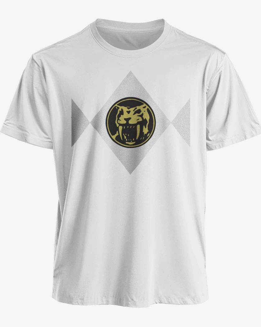 Polera premium Blanco de Yellow Ranger