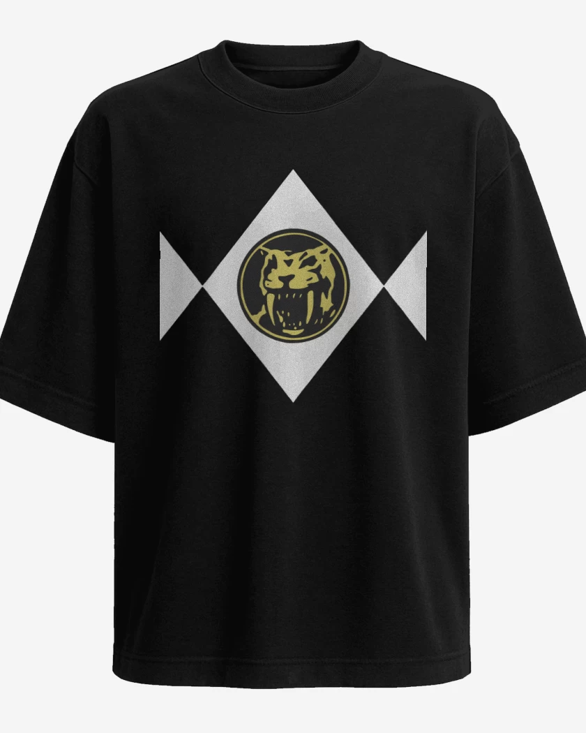 Polera Oversize Negro de Yellow Ranger