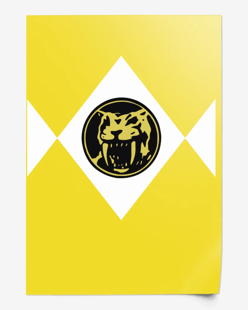 Print Amarillo de Yellow Ranger