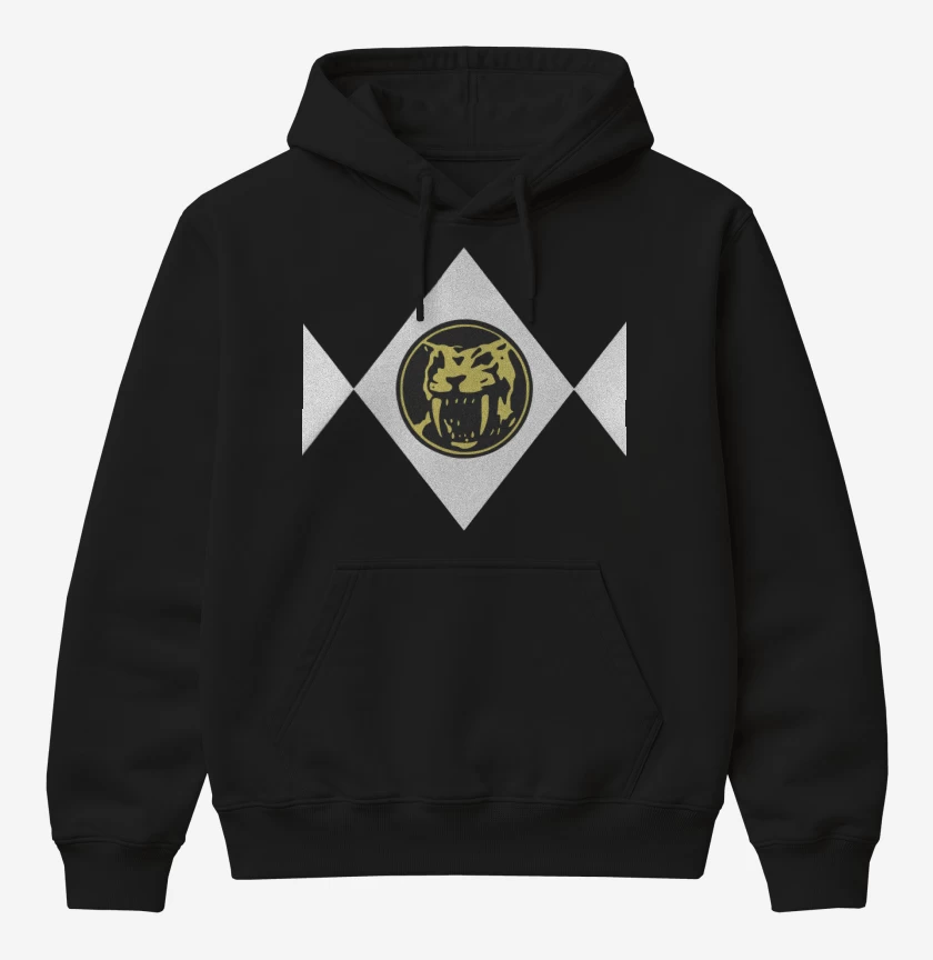 Poleron Canguro básico Negro de Yellow Ranger