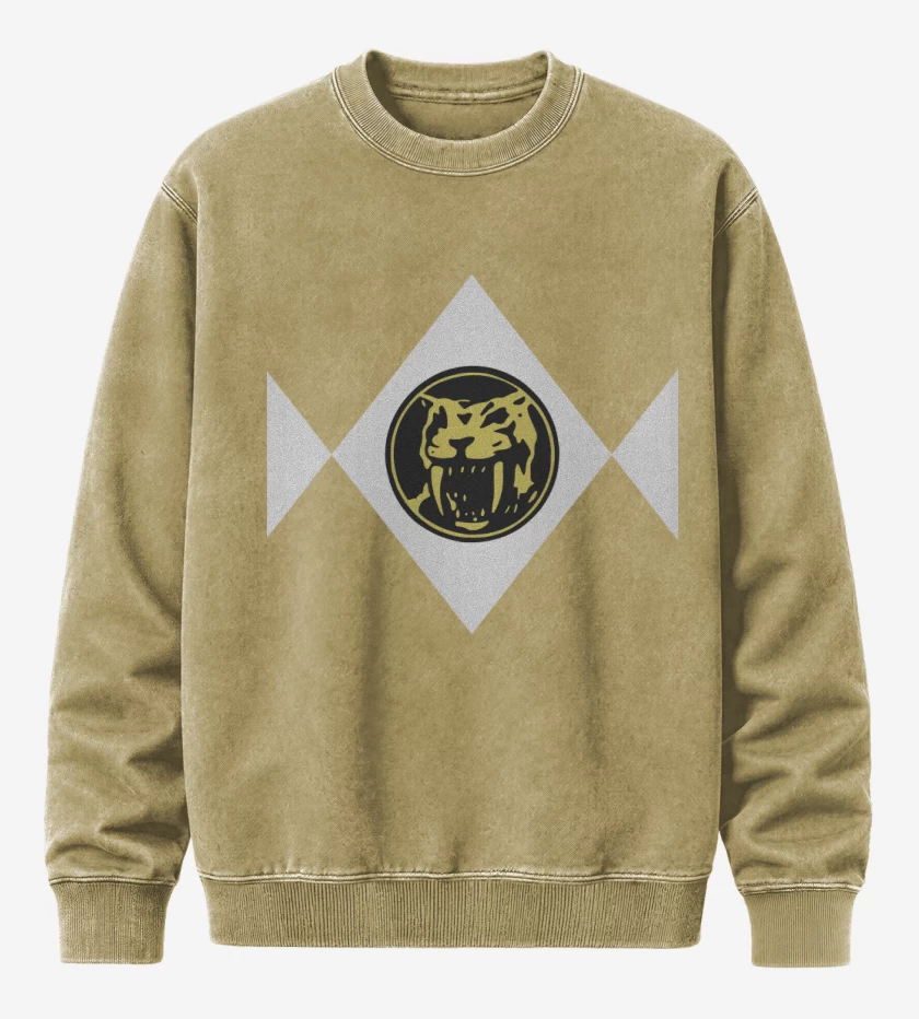 Poleron Polo Acid Wash Beige de Yellow Ranger
