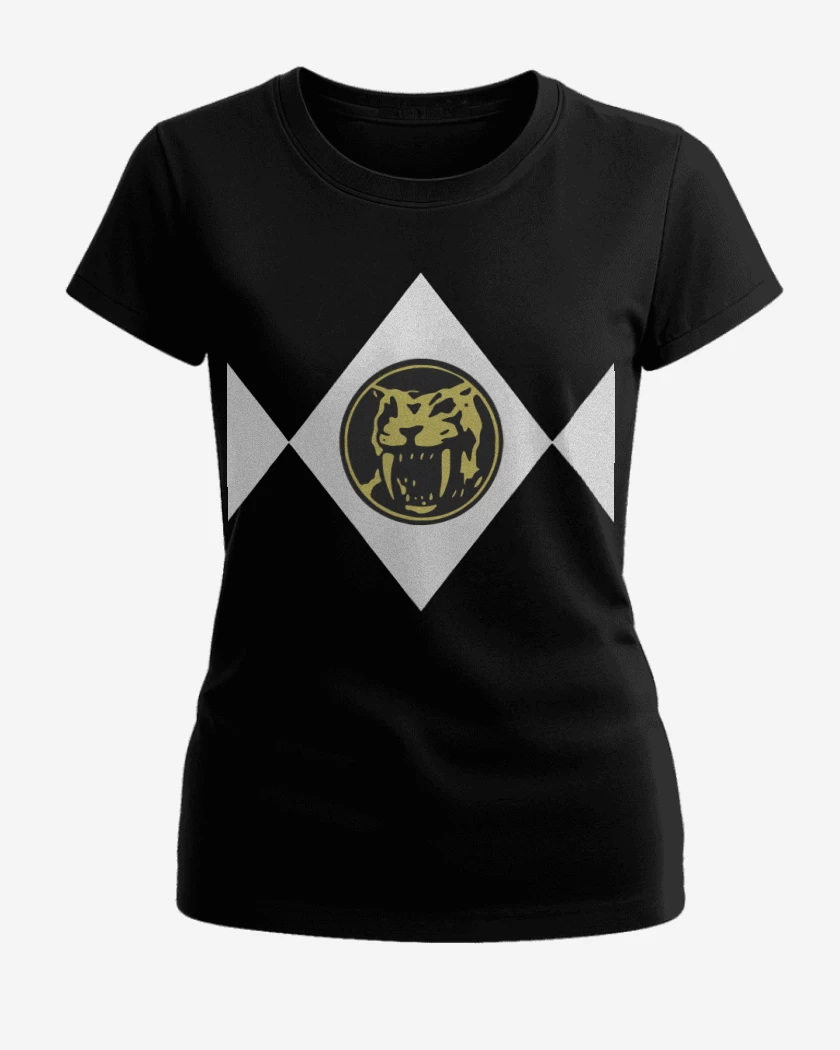 Polera de Mujer Negro de Yellow Ranger