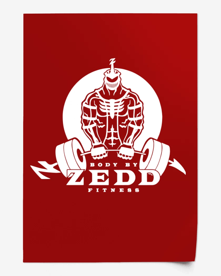 Print Rojo de Zedd Fitness