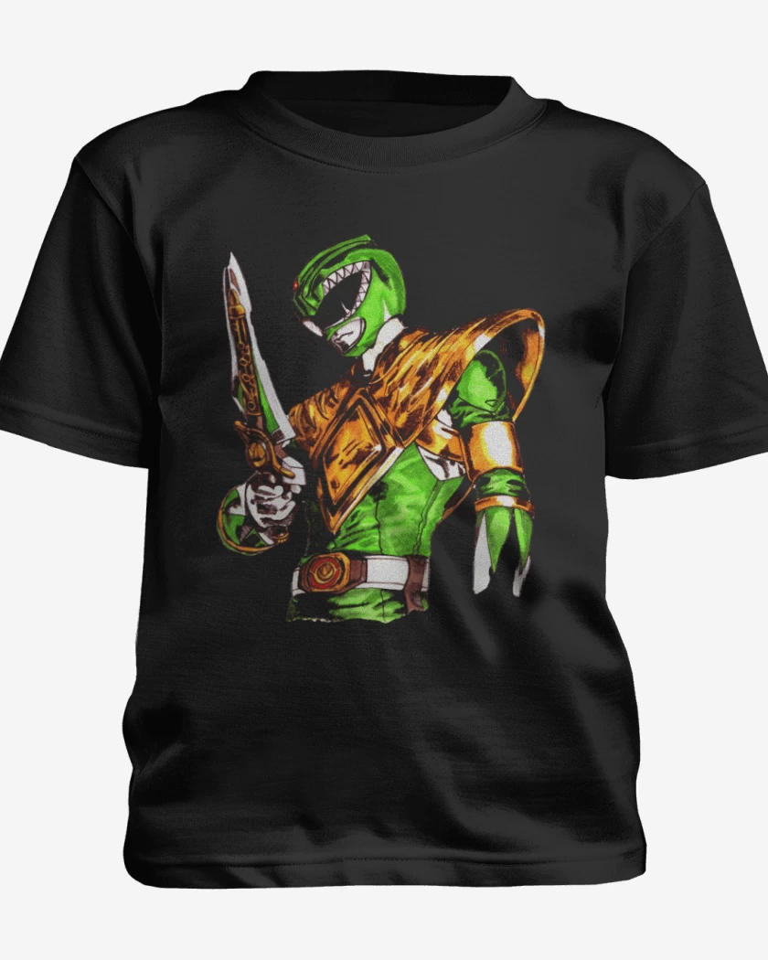 Polera de niño Negro de Green Ranger 2