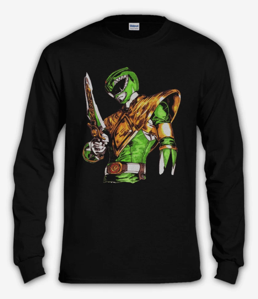 Polera manga larga Negro de Green Ranger 2