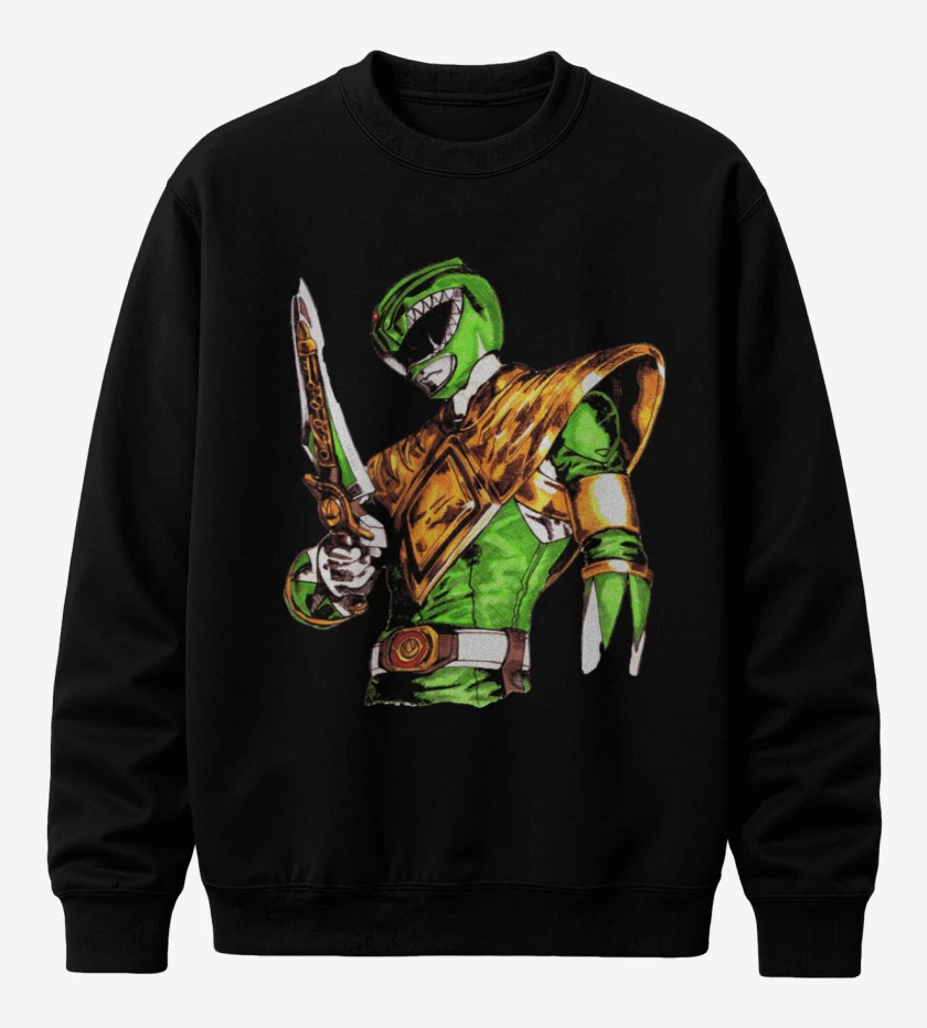 Poleron polo Negro de Green Ranger 2