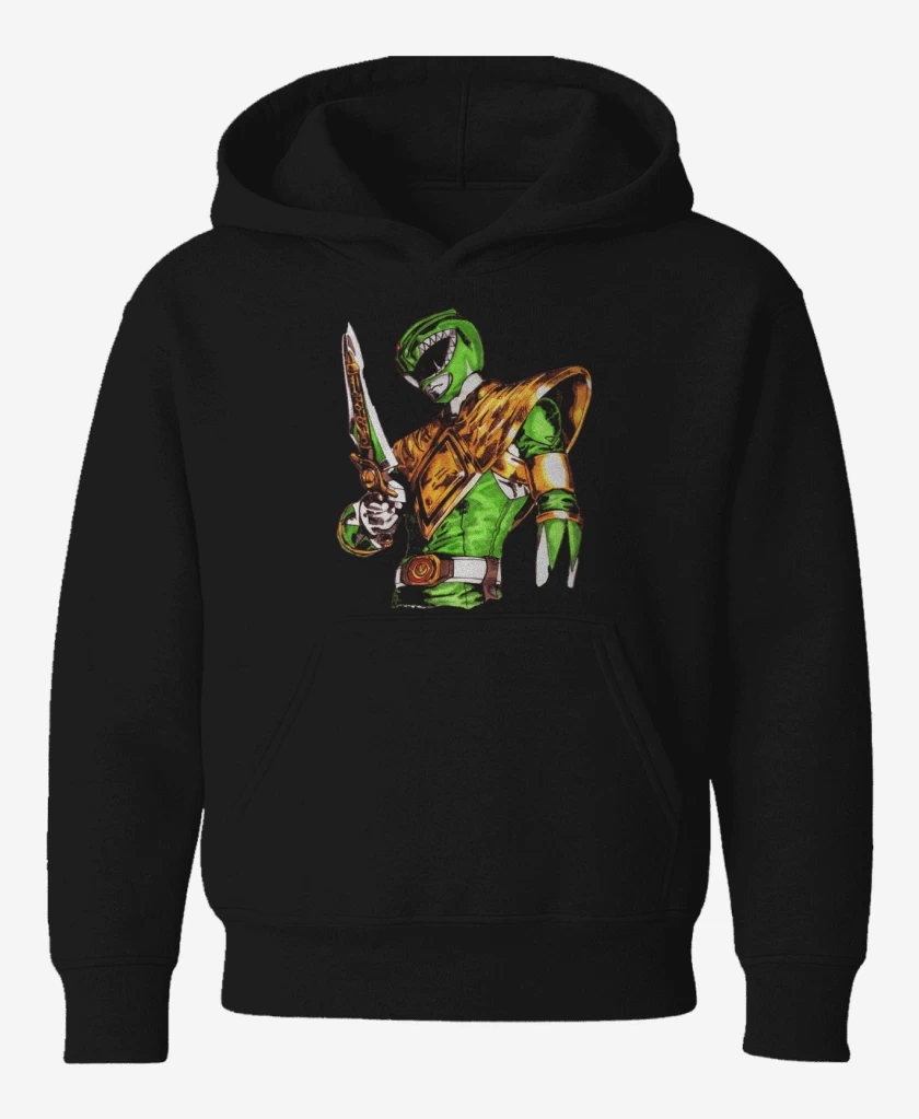 Poleron de niño Negro de Green Ranger 2