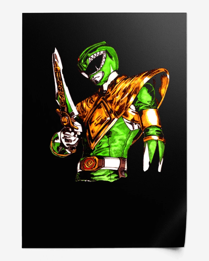 Print Negro de Green Ranger 2