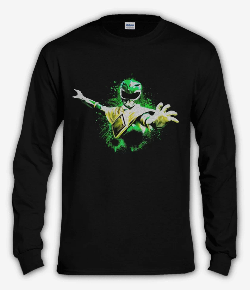 Polera manga larga Negro de Green Ranger 3