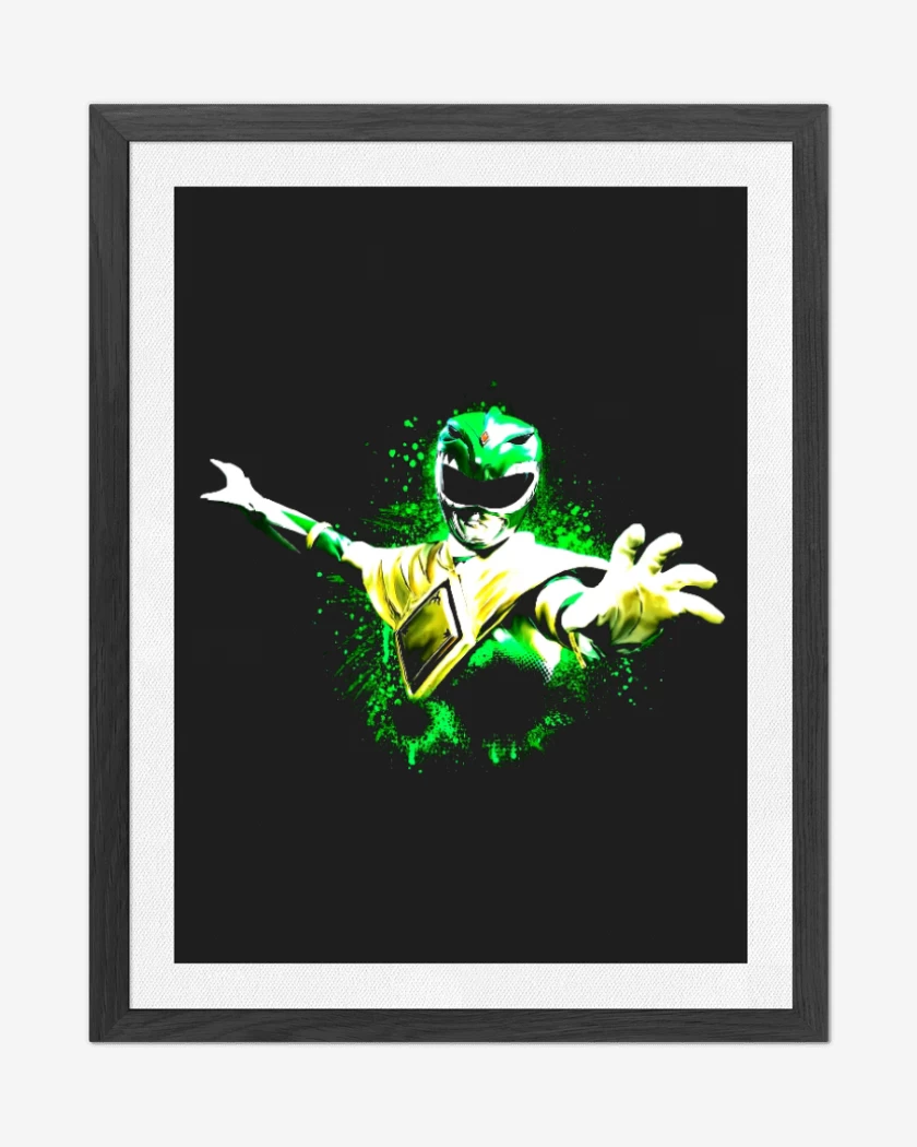 Cuadro decorativo Negro de Green Ranger 3