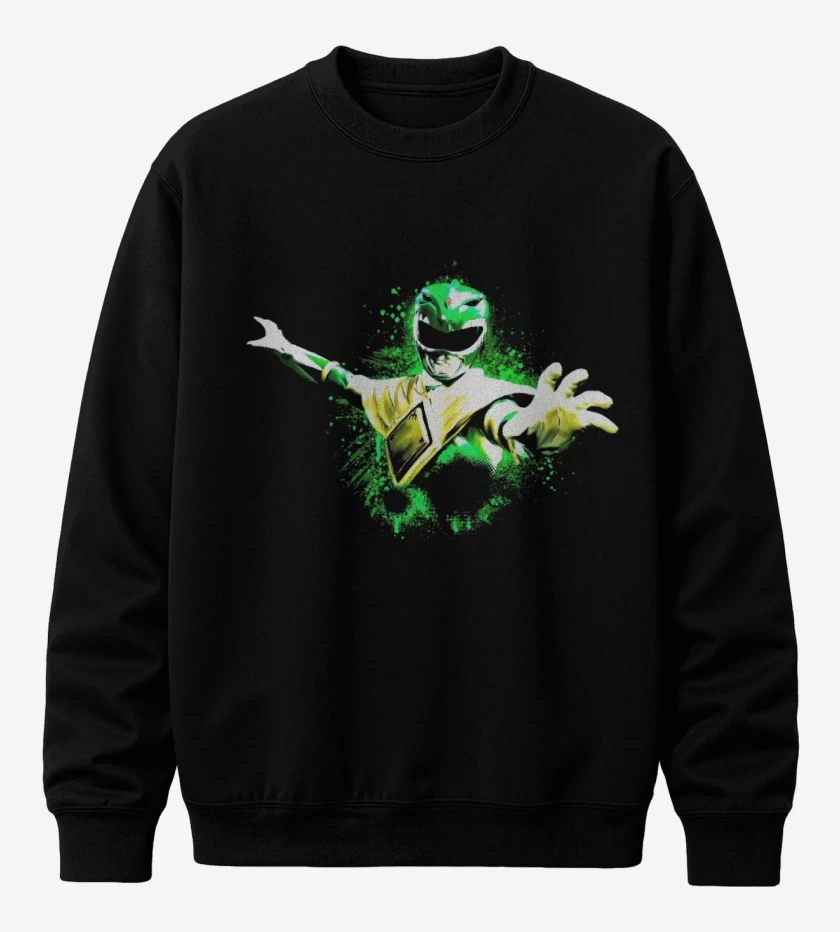Poleron polo Negro de Green Ranger 3