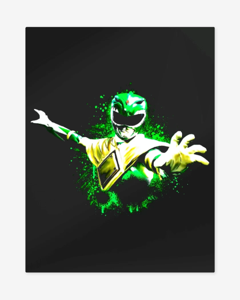 Print metalico Negro de Green Ranger 3