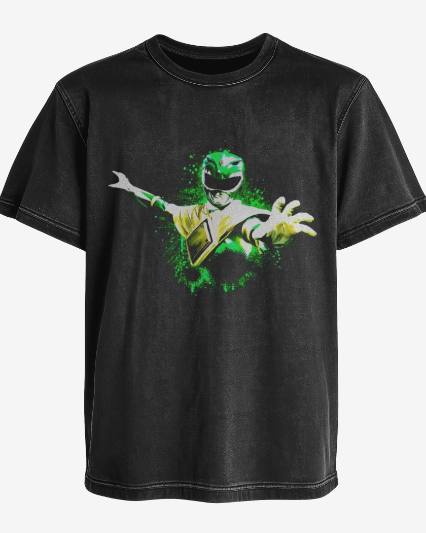 Polera desgastada Green Ranger 3
