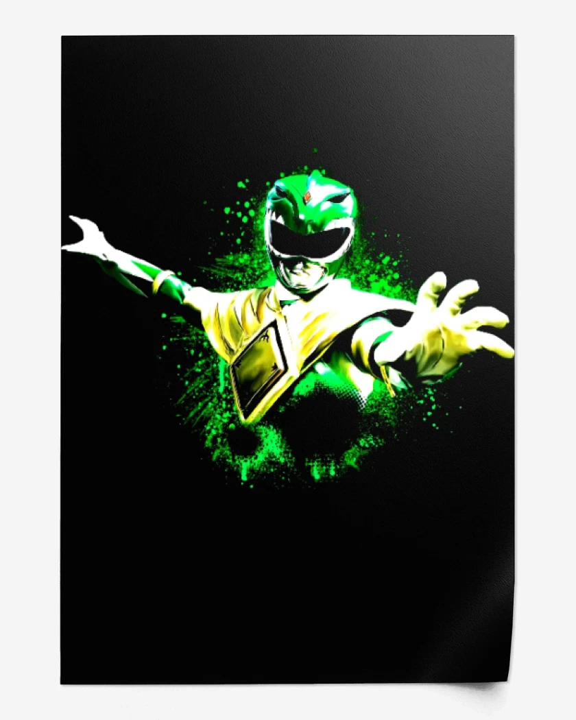 Print Negro de Green Ranger 3