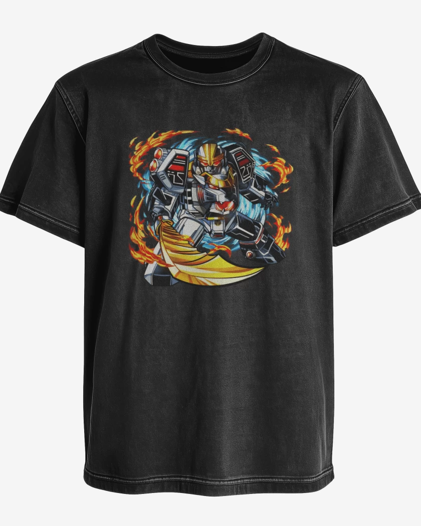 Polera desgastada Negro de Zord