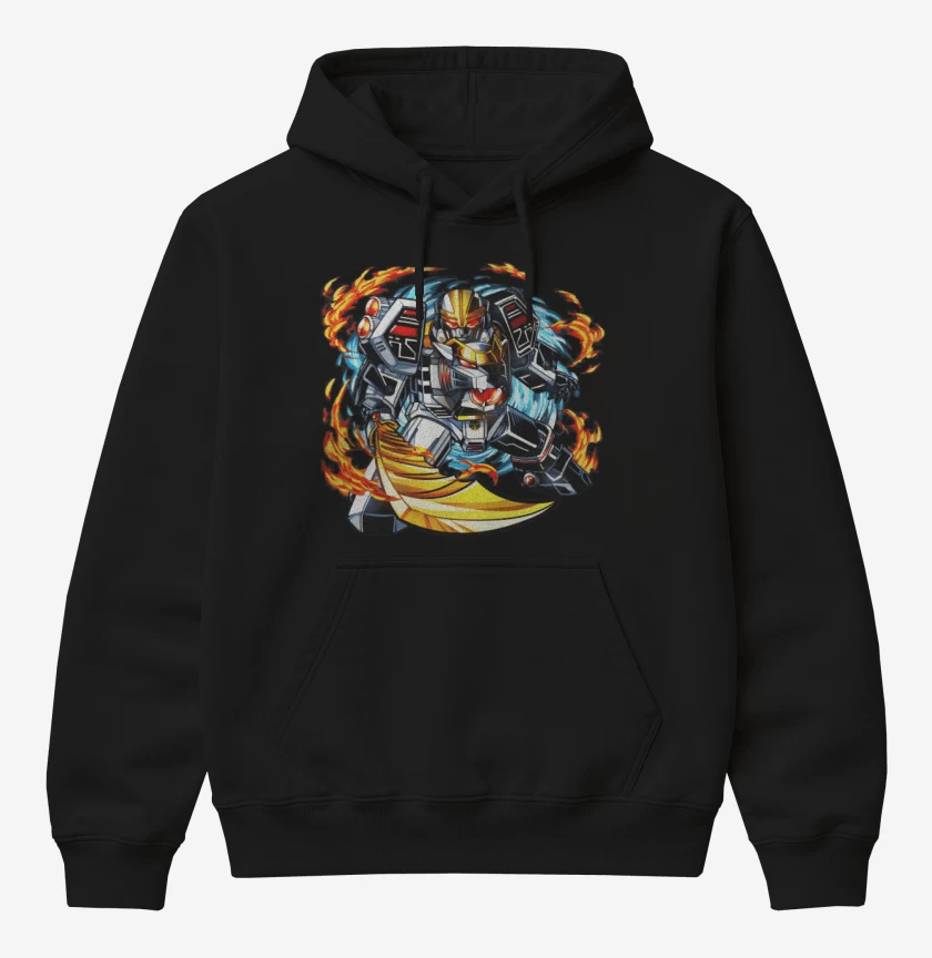 Poleron Canguro básico Negro de Zord