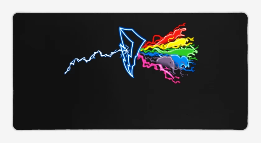 Mouse pad Gamer Power Rangers Logo