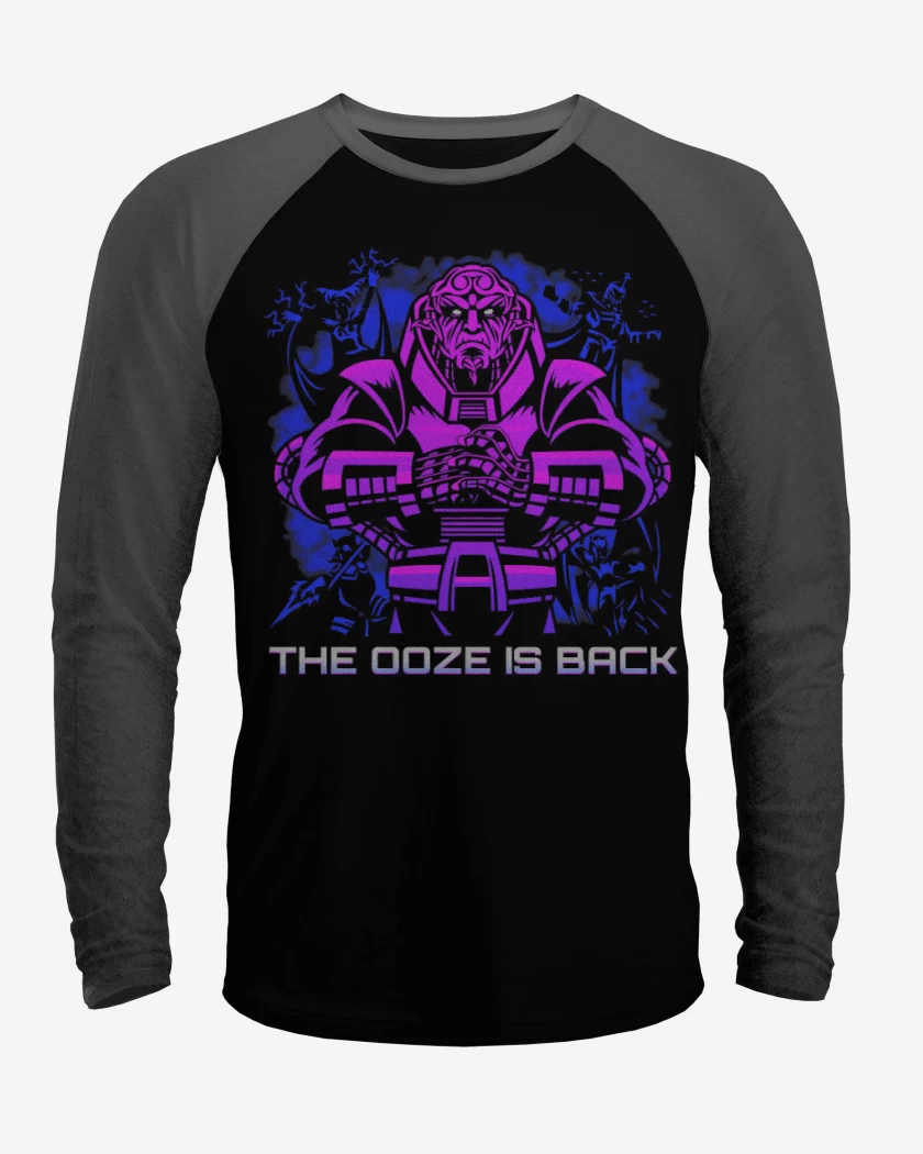 Polera Raglan Negro / Negro Heather de Ooze