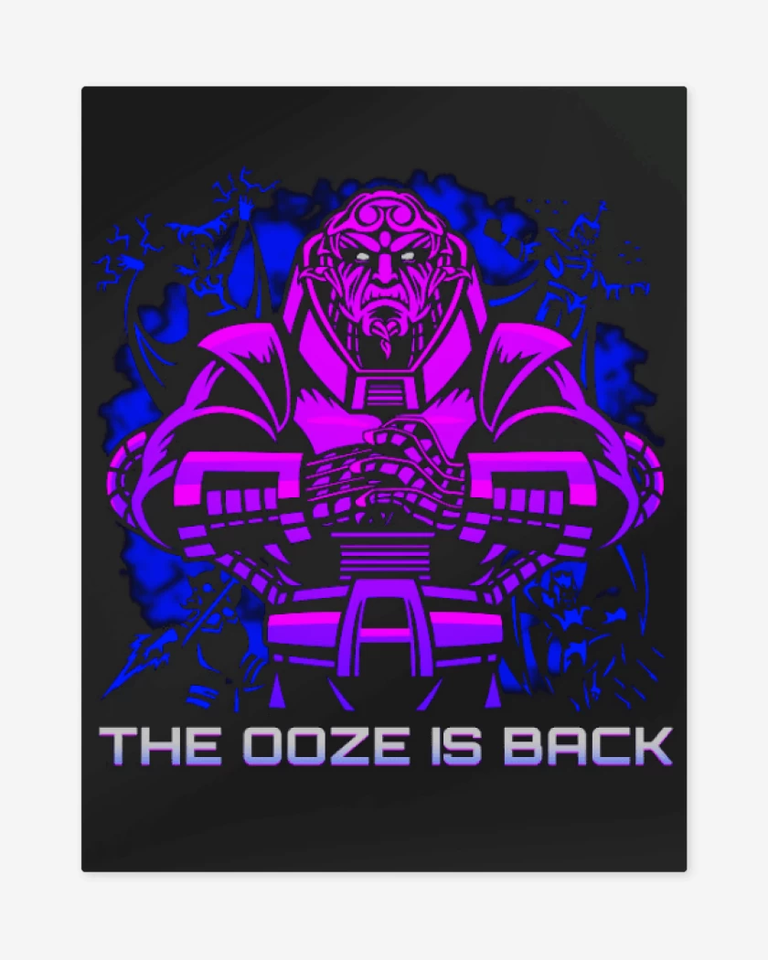 Print metalico Negro de Ooze